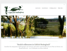 Tablet Screenshot of golfclub-neulengbach.at